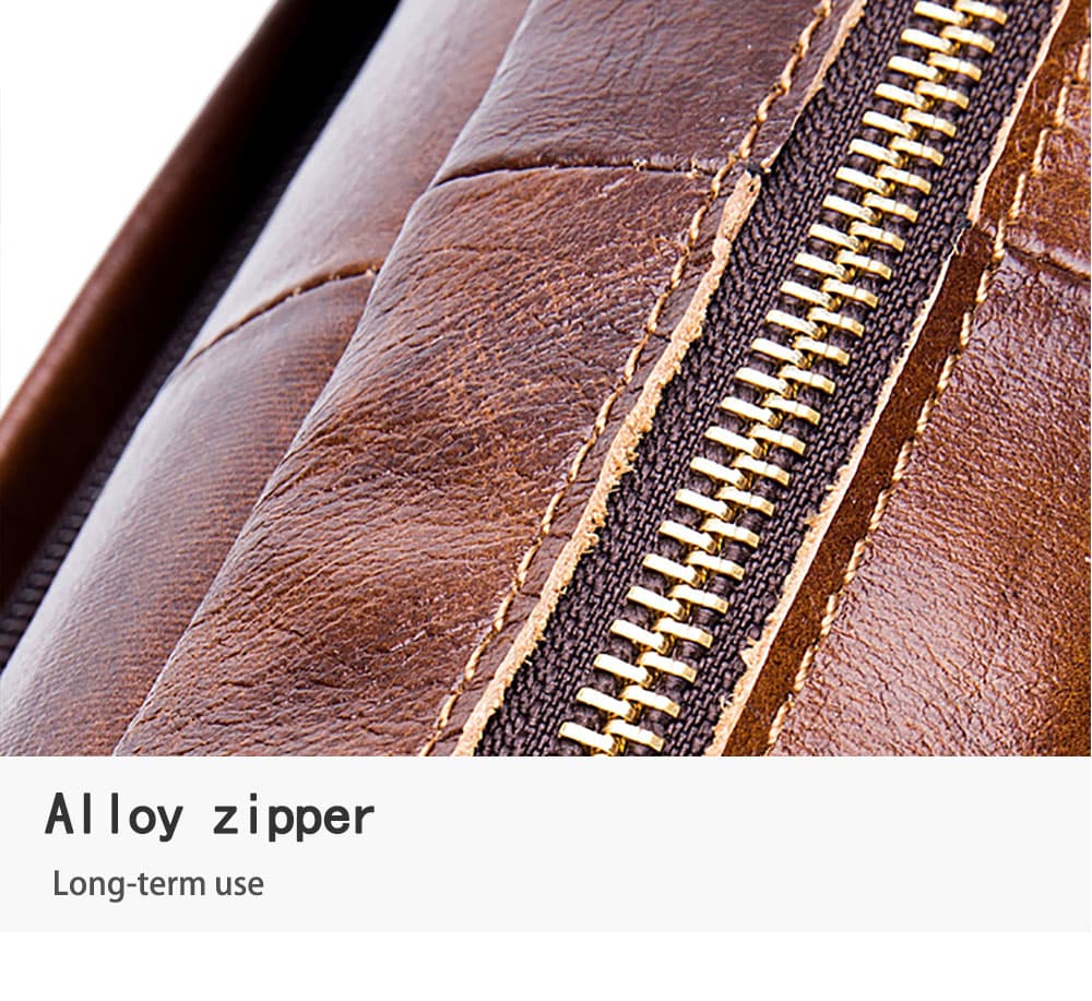 BULLCAPTAIN Men's Messenger Bag Leather Multifunction Portable Briefcase- Brown BULLCAPTAIN Men's Messenger Bag Leather Multifunction Portable Briefcase- Brown