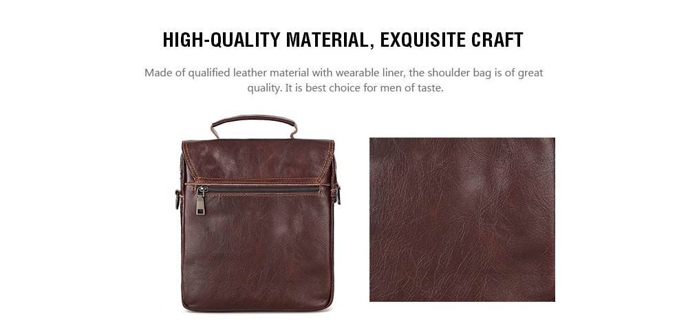 Brand Men's Handbags Vintage Genuine Leather Shoulder Bags High Quality Briefcase For Men Business Tote ipad New Crossbo- Deep Coffee Brand Men's Handbags Vintage Genuine Leather Shoulder Bags High Quality Briefcase For Men Business Tote ipad New Crossbo- Deep Coffee