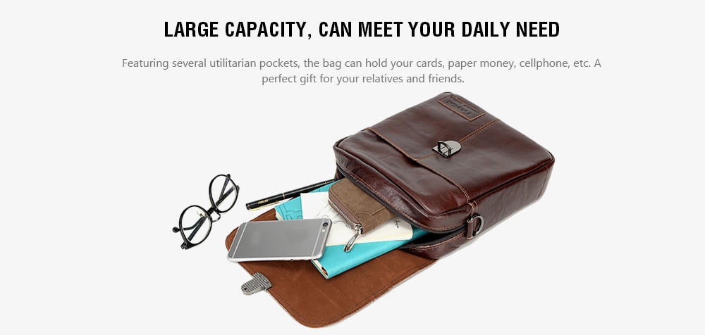 Brand Men's Handbags Vintage Genuine Leather Shoulder Bags High Quality Briefcase For Men Business Tote ipad New Crossbo- Deep Coffee Brand Men's Handbags Vintage Genuine Leather Shoulder Bags High Quality Briefcase For Men Business Tote ipad New Crossbo- Deep Coffee