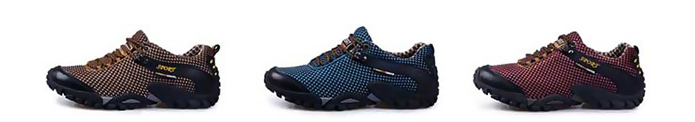Men Lace-up Ventilated Sport Shoes- Blue Jay 43 Men Lace-up Ventilated Sport Shoes- Blue Jay 43