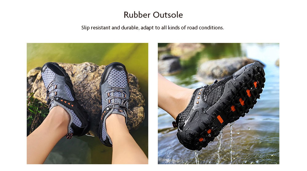 Men Outdoor Large Size Breathable Shoes- Light Brown EU 48 Men Outdoor Large Size Breathable Shoes- Light Brown EU 48