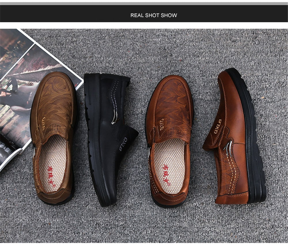 Fashion Casual Soft Breathable Men Business Breathable Driving Flat Oxford Shoes- Black EU 42 Fashion Casual Soft Breathable Men Business Breathable Driving Flat Oxford Shoes- Black EU 42