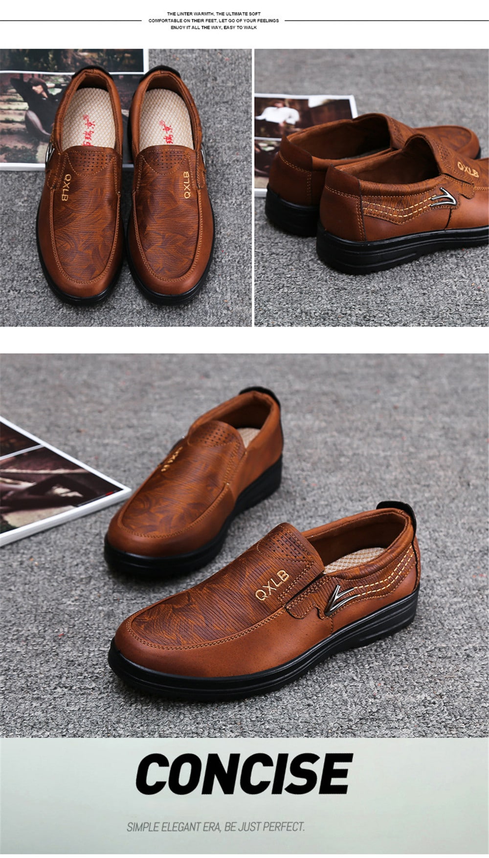 Fashion Casual Soft Breathable Men Business Breathable Driving Flat Oxford Shoes- Black EU 42 Fashion Casual Soft Breathable Men Business Breathable Driving Flat Oxford Shoes- Black EU 42