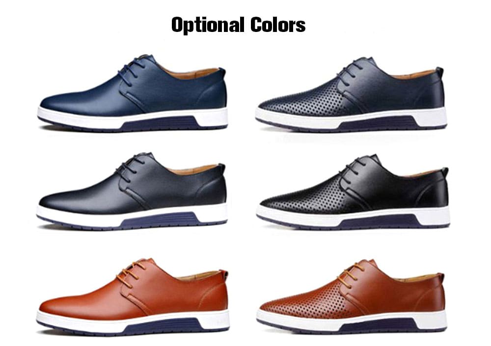 Fashion British Style Breathable Casual Shoes for Men- Lapis Blue 47 Fashion British Style Breathable Casual Shoes for Men- Lapis Blue 47