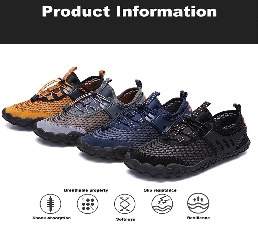 ZEACAVA Men Leisure Hiking Outdoor Sports Shoes- Gray EU 47 ZEACAVA Men Leisure Hiking Outdoor Sports Shoes- Gray EU 47