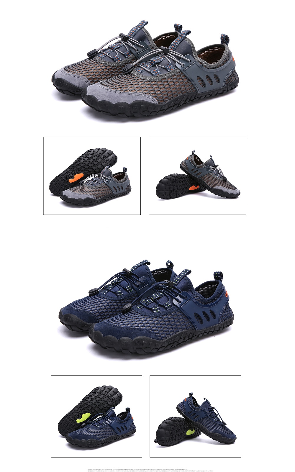 ZEACAVA Men Leisure Hiking Outdoor Sports Shoes- Gray EU 47 ZEACAVA Men Leisure Hiking Outdoor Sports Shoes- Gray EU 47