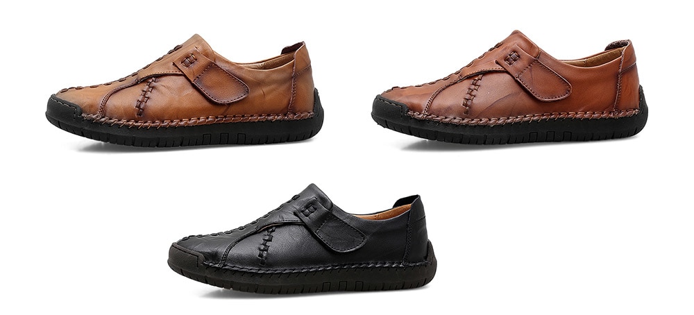 Trendy Soft Slip-on Leather Casual Shoes for Men- Chestnut EU 47 Trendy Soft Slip-on Leather Casual Shoes for Men- Chestnut EU 47