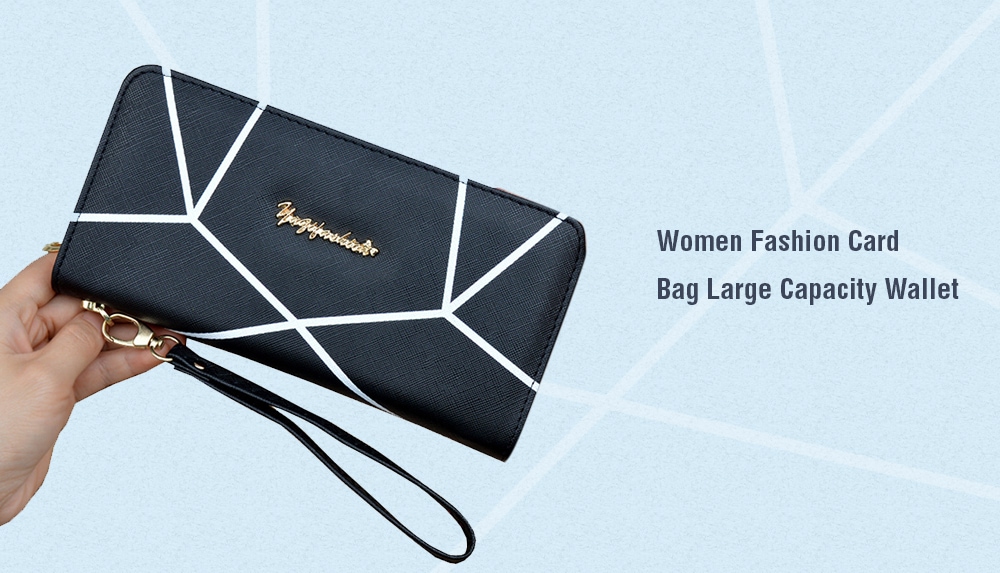 Wallet Ladies Long Zipper Portable Wallet Student Fashion Large Capacity Clutch- Gold One Size Wallet Ladies Long Zipper Portable Wallet Student Fashion Large Capacity Clutch- Gold One Size