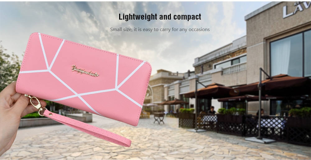 Wallet Ladies Long Zipper Portable Wallet Student Fashion Large Capacity Clutch- Gold One Size Wallet Ladies Long Zipper Portable Wallet Student Fashion Large Capacity Clutch- Gold One Size