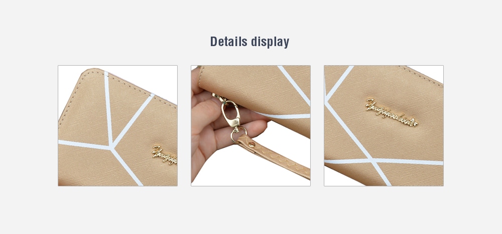 Wallet Ladies Long Zipper Portable Wallet Student Fashion Large Capacity Clutch- Gold One Size Wallet Ladies Long Zipper Portable Wallet Student Fashion Large Capacity Clutch- Gold One Size