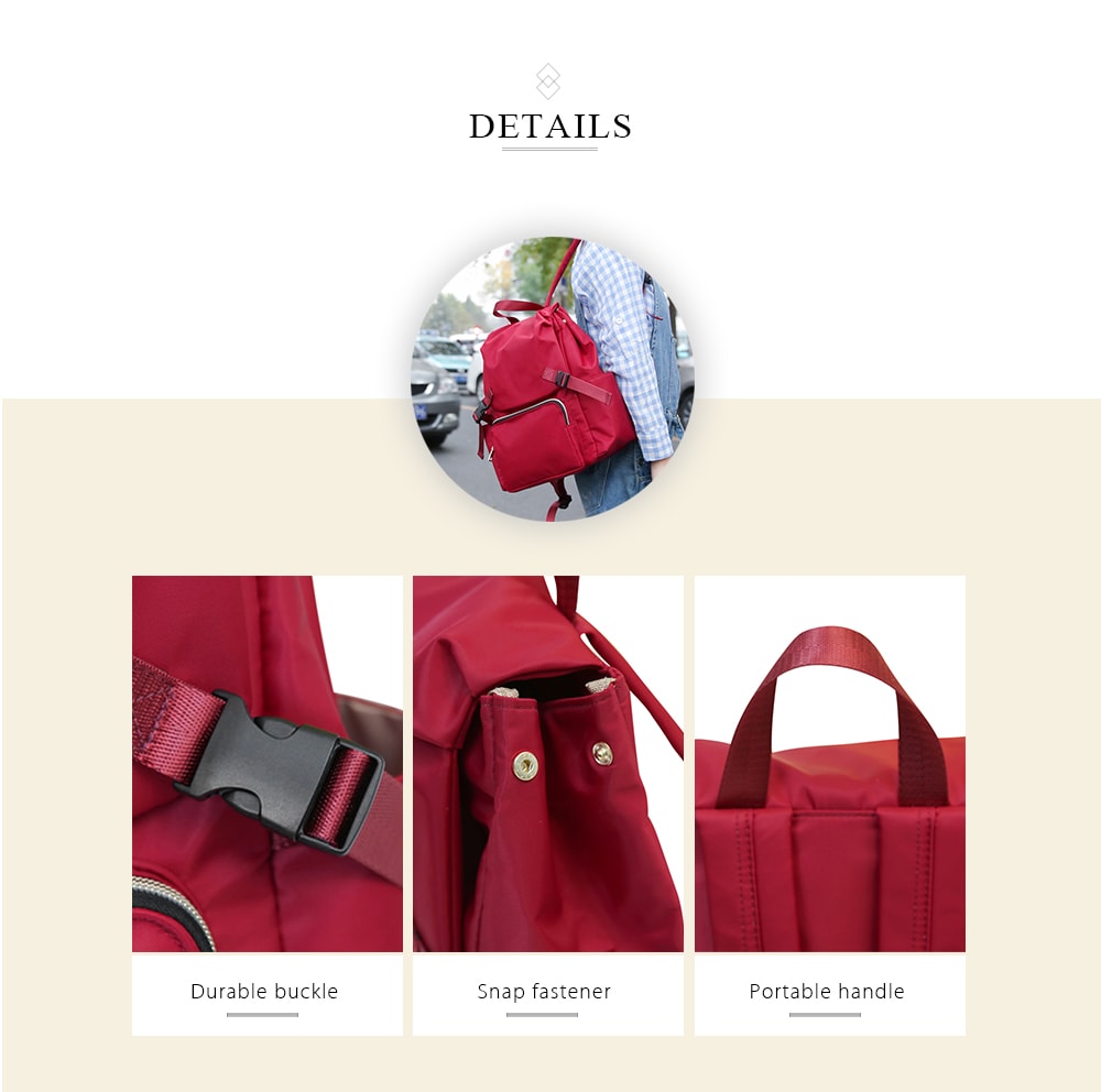 Guapabien Women Backpack Girls Travel Bag Vintage Daypack- Red Guapabien Women Backpack Girls Travel Bag Vintage Daypack- Red