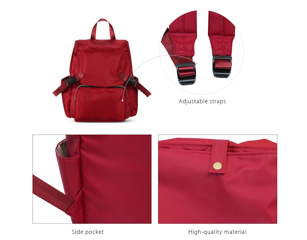 Guapabien Women Backpack Girls Travel Bag Vintage Daypack- Red Guapabien Women Backpack Girls Travel Bag Vintage Daypack- Red