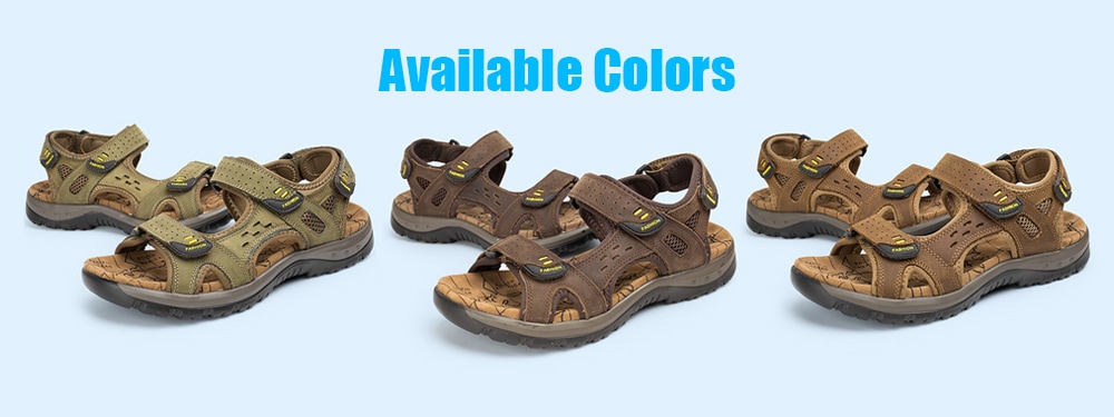 Men Fashion Round Toe Breathable Outdoor Beach Casual Sandals- Light Brown 45 Men Fashion Round Toe Breathable Outdoor Beach Casual Sandals- Light Brown 45