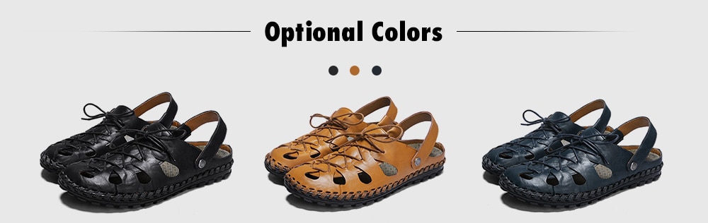 Lace-up Fashion Half-drag Head Sandals Slippers- Brown EU 42 Lace-up Fashion Half-drag Head Sandals Slippers- Brown EU 42