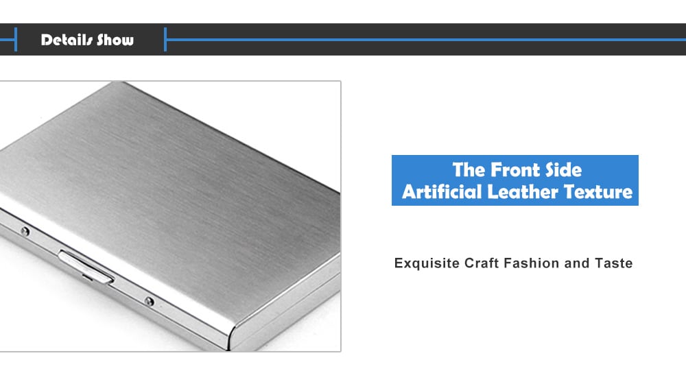 Men Multi-function Card Holder Credit Card Box- Black Men Multi-function Card Holder Credit Card Box- Black