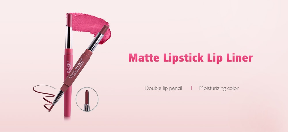 Miss Rose M 7102 - 001B Matte Lipstick Lip Liner- #001 Showgirl Miss Rose M 7102 - 001B Matte Lipstick Lip Liner- #001 Showgirl