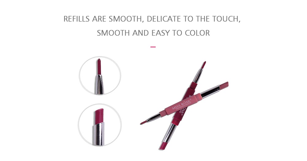 Miss Rose M 7102 - 001B Matte Lipstick Lip Liner- #001 Showgirl Miss Rose M 7102 - 001B Matte Lipstick Lip Liner- #001 Showgirl