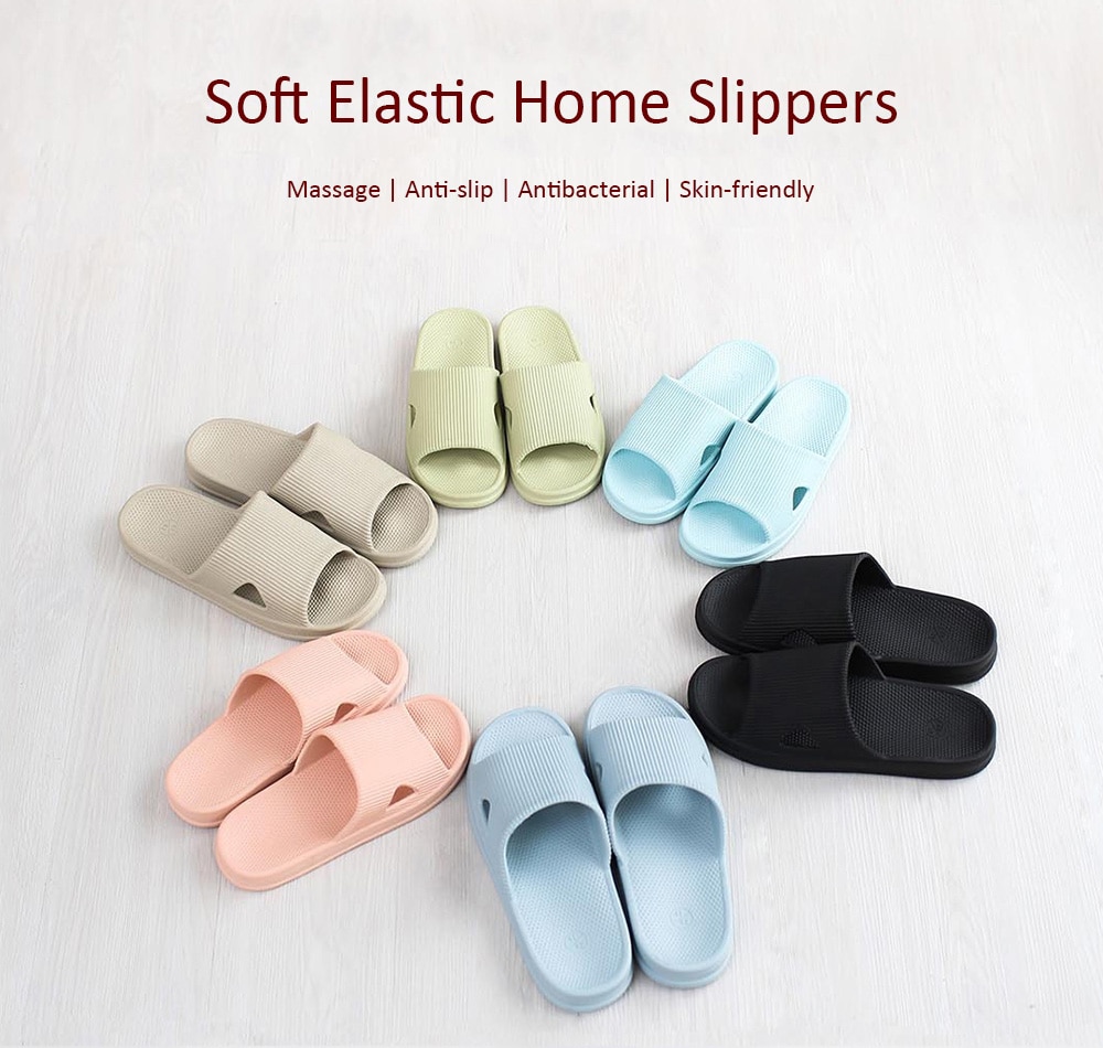 One Cloud Soft Anti-slip Antibacterial Massage Slippers for Bathroom Home- Deep Peach 240MM One Cloud Soft Anti-slip Antibacterial Massage Slippers for Bathroom Home- Deep Peach 240MM