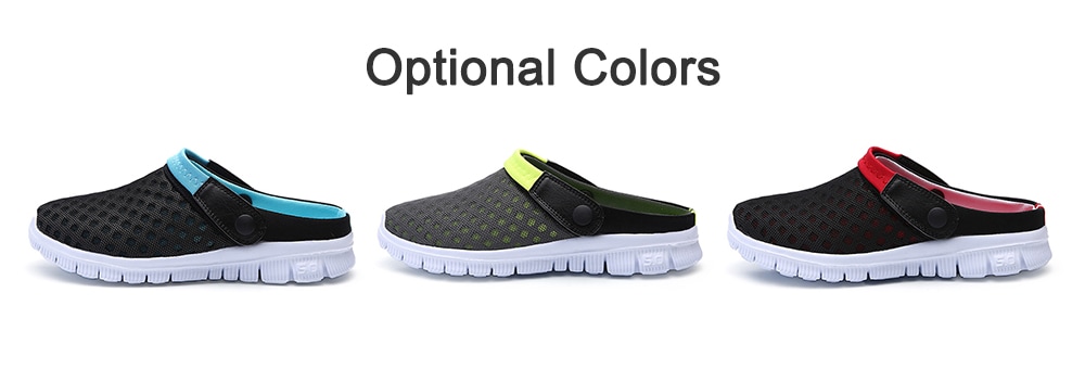 Trendy Summer Breathable Dual-use Anti-slip Slippers Sandals for Couple- Deep Sky Blue 46 Trendy Summer Breathable Dual-use Anti-slip Slippers Sandals for Couple- Deep Sky Blue 46