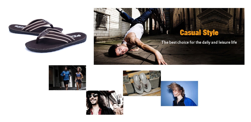 Male Fashionable Soft Non-slip Durable Casual Slippers- Black EU 45 Male Fashionable Soft Non-slip Durable Casual Slippers- Black EU 45