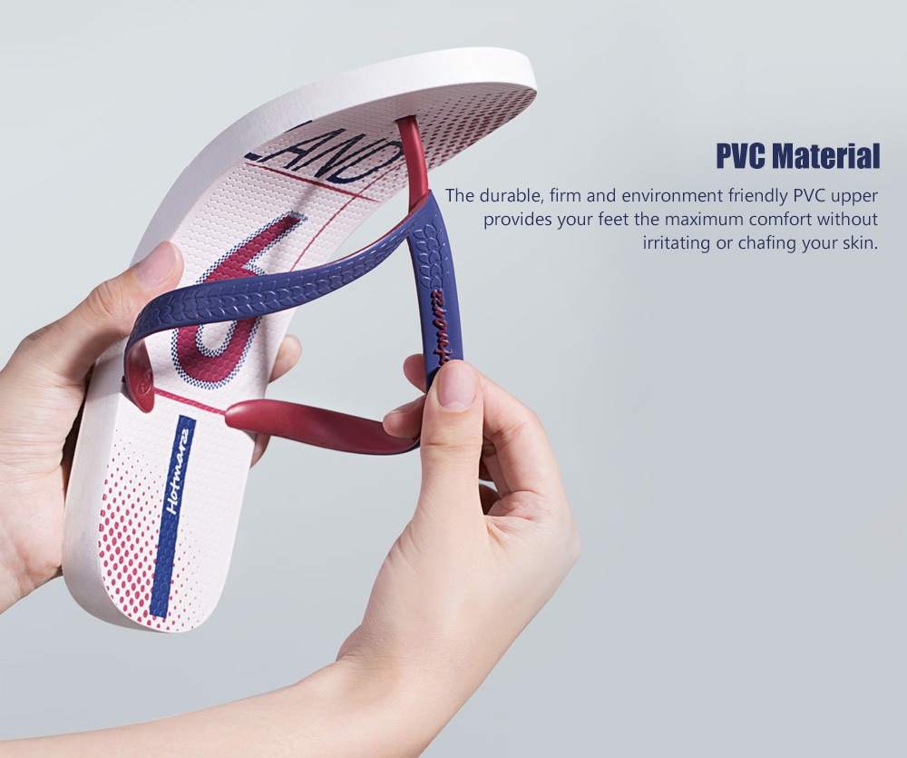 Hotmarzz World Cup Stylish Summer Anti-slip Flip-flops Slippers for Men from Xiaomi Youpin- White 40 Hotmarzz World Cup Stylish Summer Anti-slip Flip-flops Slippers for Men from Xiaomi Youpin- White 40