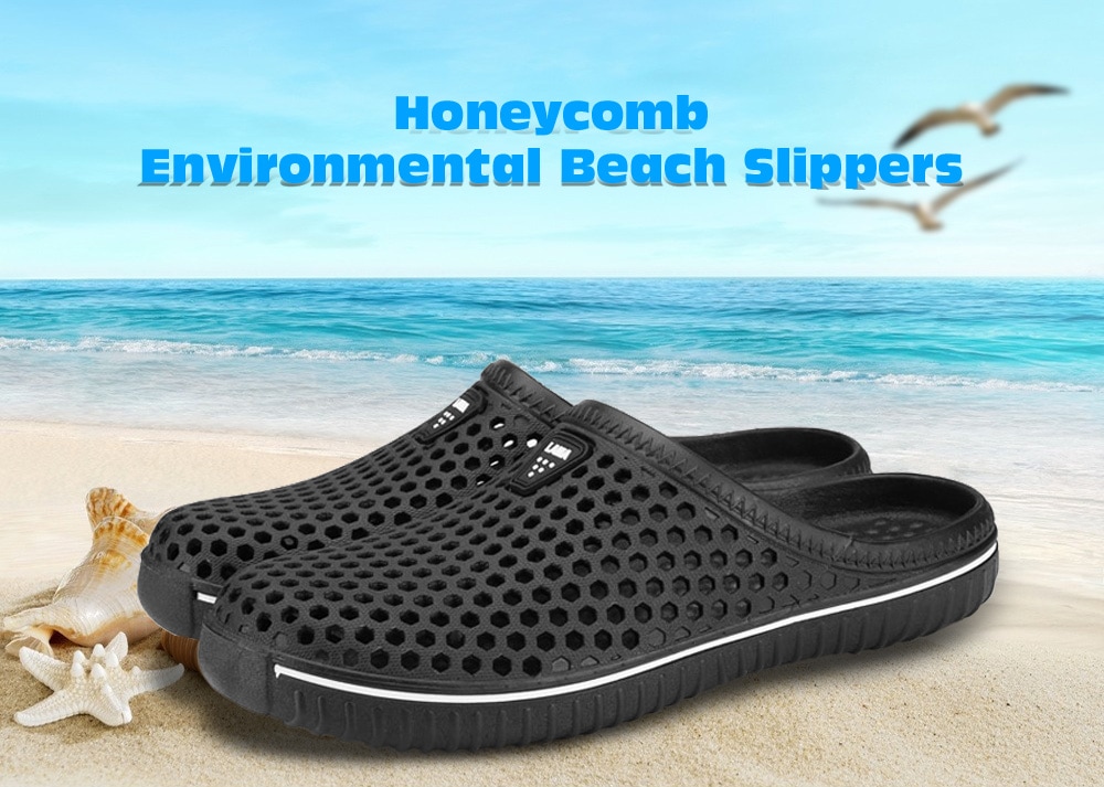 Men Honeycomb Environmental Beach Slippers Summer Shoes- Green 42 Men Honeycomb Environmental Beach Slippers Summer Shoes- Green 42
