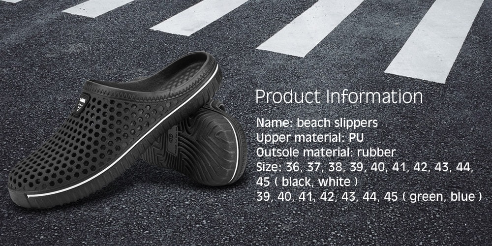 Men Honeycomb Environmental Beach Slippers Summer Shoes- Green 42 Men Honeycomb Environmental Beach Slippers Summer Shoes- Green 42