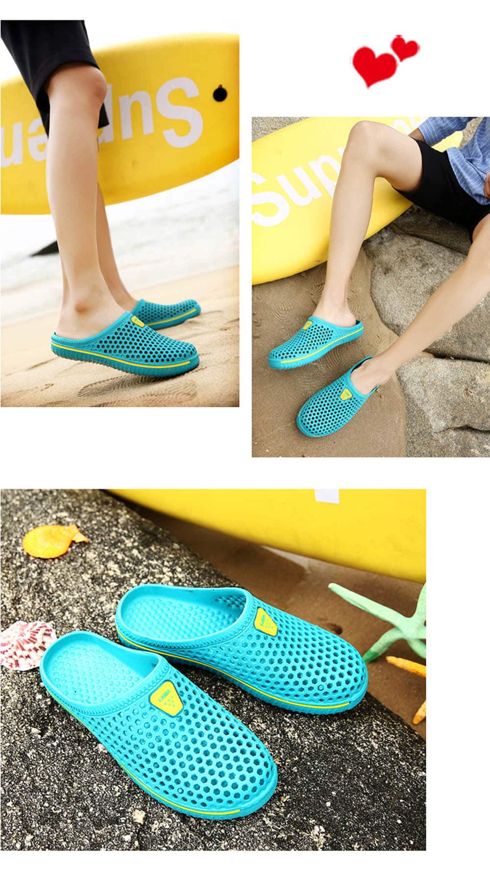 Men Honeycomb Environmental Beach Slippers Summer Shoes- Green 42 Men Honeycomb Environmental Beach Slippers Summer Shoes- Green 42