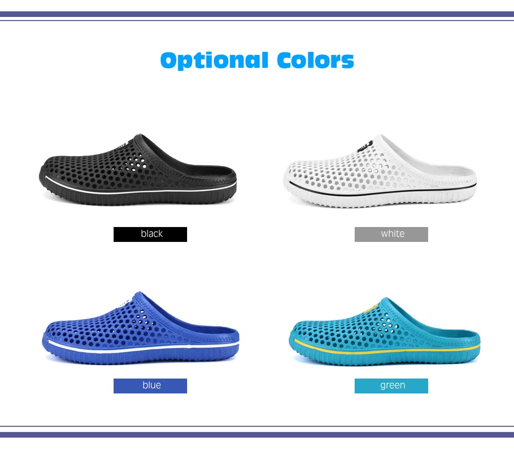 Men Honeycomb Environmental Beach Slippers Summer Shoes- Green 42 Men Honeycomb Environmental Beach Slippers Summer Shoes- Green 42