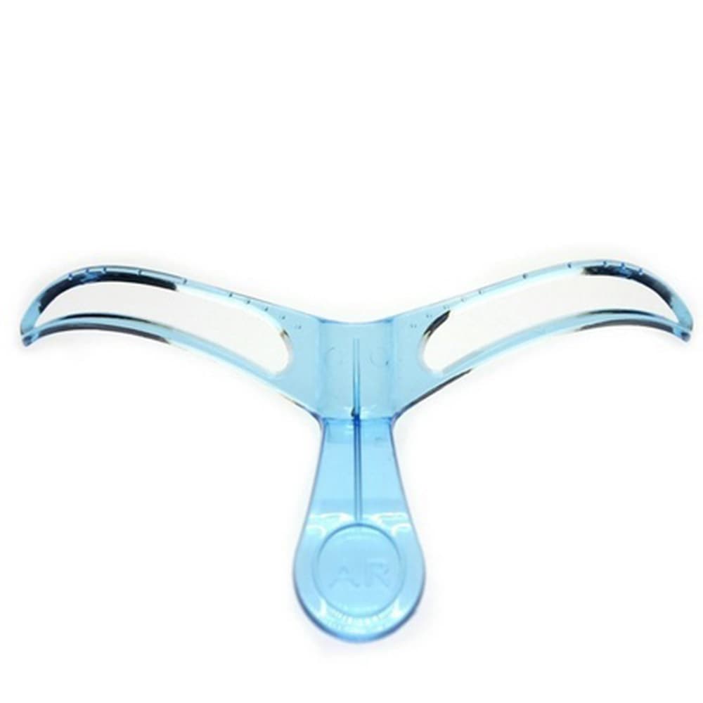1pcs Professional Beauty Tool Women Makeup Grooming Drawing Blacken Eyebrow Template- Blue 1pcs Professional Beauty Tool Women Makeup Grooming Drawing Blacken Eyebrow Template- Blue