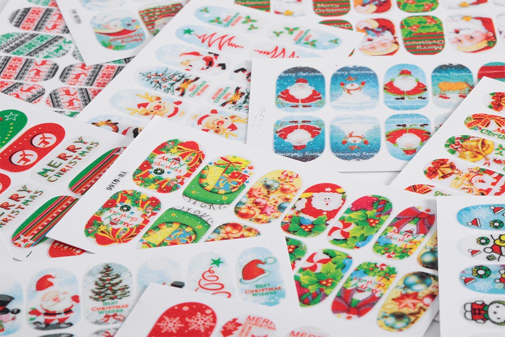 12 Color 3D Stereo Christmas Manicure Jewelry Decal Nail Sticker- 167# 12 Color 3D Stereo Christmas Manicure Jewelry Decal Nail Sticker- 167#