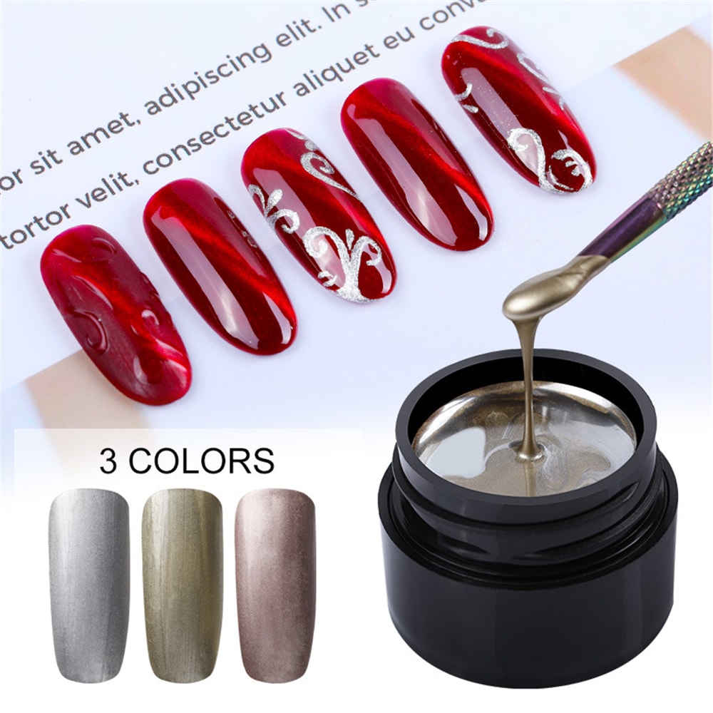 5ML Base For Metal Painting Hybrid Varnishes Soak Off UV Gel- #001 5ML Base For Metal Painting Hybrid Varnishes Soak Off UV Gel- #001