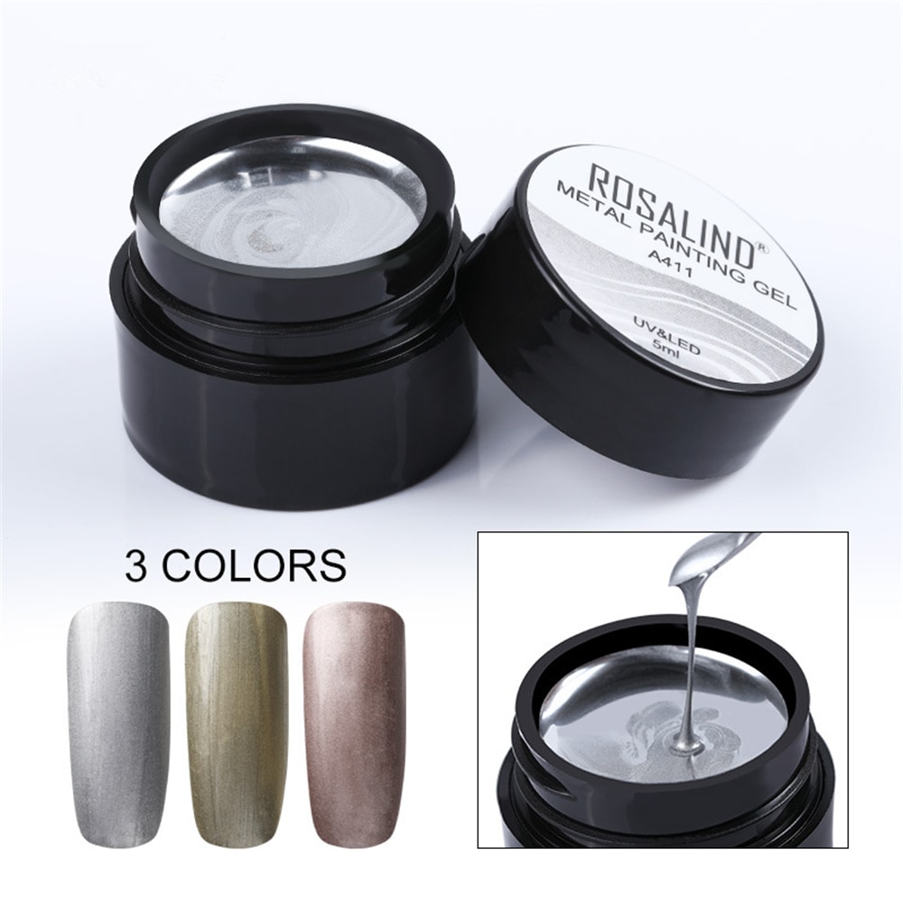 5ML Base For Metal Painting Hybrid Varnishes Soak Off UV Gel- #001 5ML Base For Metal Painting Hybrid Varnishes Soak Off UV Gel- #001