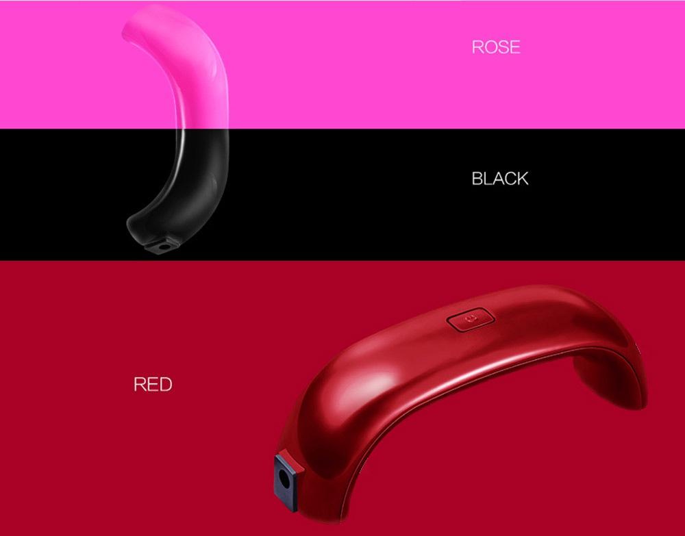 Mini Portable Phototherapy Manicure Nail Drier USB LED Lamp 12W- Red Mini Portable Phototherapy Manicure Nail Drier USB LED Lamp 12W- Red