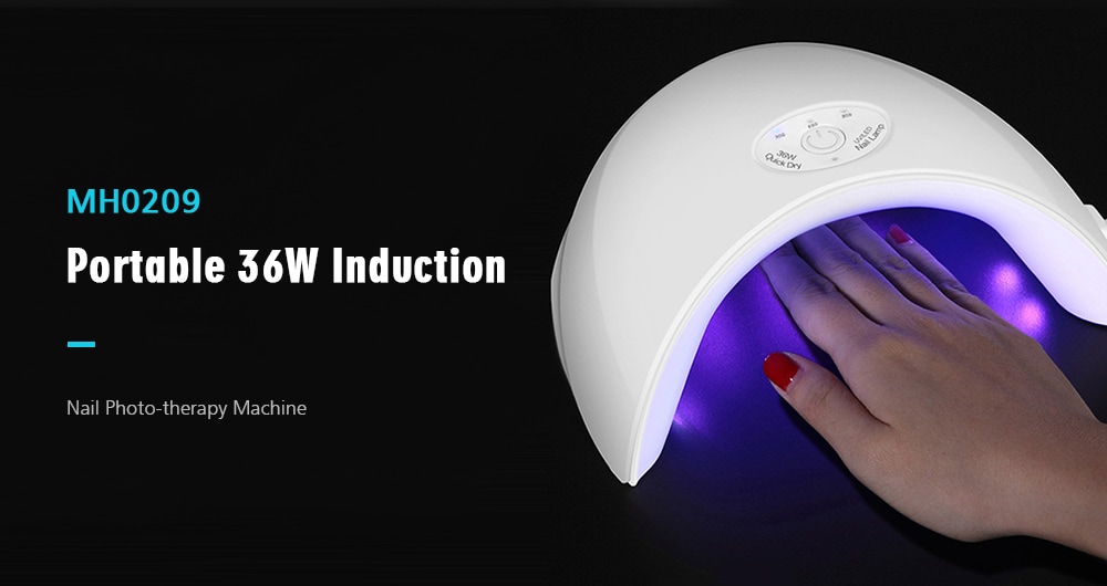 MH0209 Portable 36W Induction Nail Phototherapy Machine - Pink Nail Light + USB Cable (without plug) MH0209 Portable 36W Induction Nail Phototherapy Machine - Pink Nail Light + USB Cable (without plug)