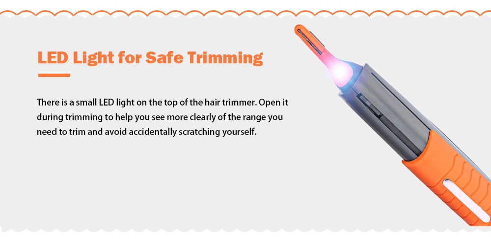 Multi-function 2 in 1 Hair Trimmer with 4 Comb- Light Salmon Multi-function 2 in 1 Hair Trimmer with 4 Comb- Light Salmon