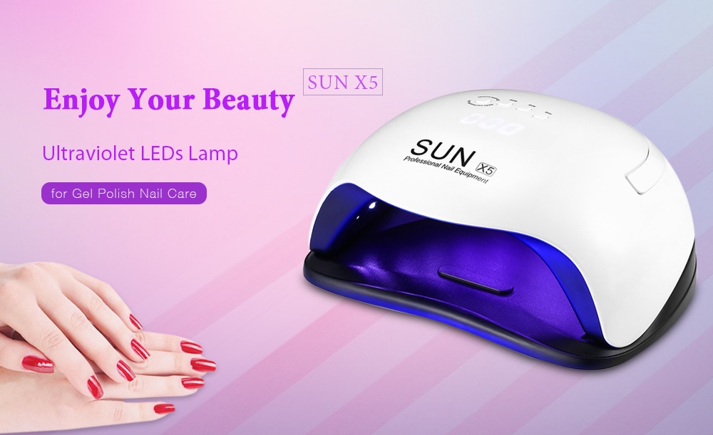 SUN X5 Ultraviolet LEDs Lamp for Gel Nail Polish - White AU Plug SUN X5 Ultraviolet LEDs Lamp for Gel Nail Polish - White AU Plug