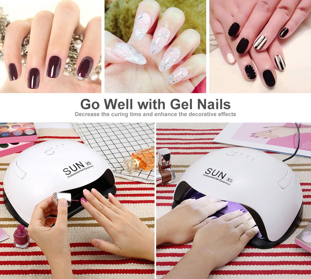 SUN X5 Ultraviolet LEDs Lamp for Gel Nail Polish - White AU Plug SUN X5 Ultraviolet LEDs Lamp for Gel Nail Polish - White AU Plug