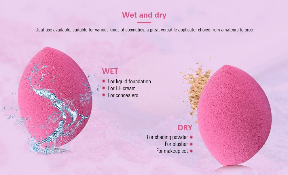 Huamianli 5pcs Foundation Smooth Blender Mixing Sponge Makeup Cosmetics Puff- Colormix Huamianli 5pcs Foundation Smooth Blender Mixing Sponge Makeup Cosmetics Puff- Colormix