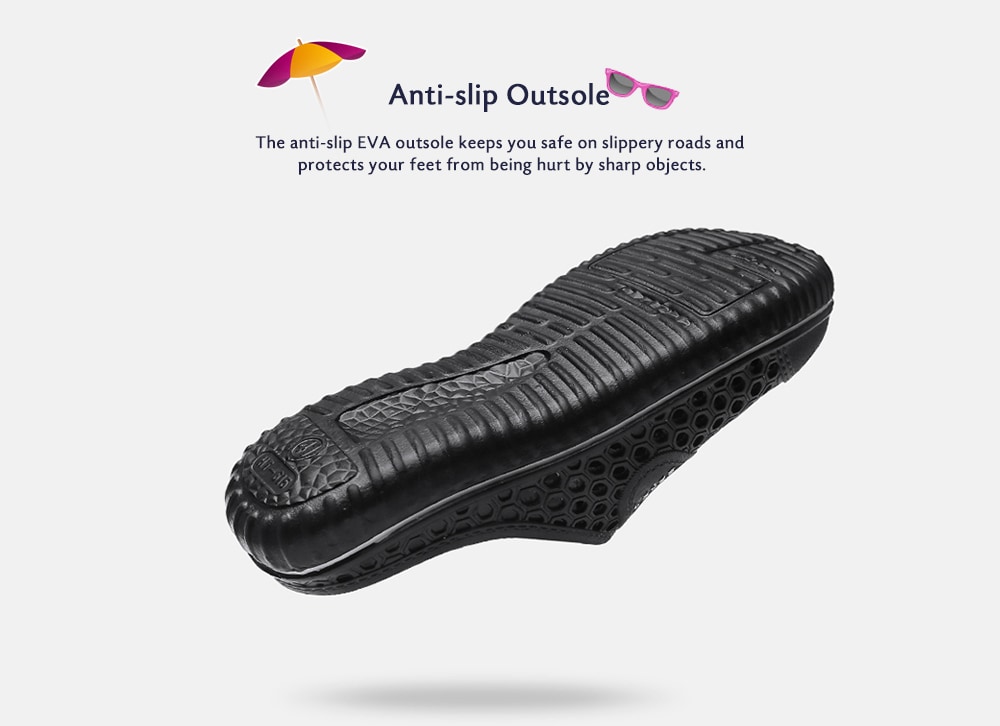 Trendy Summer Anti-slip Hollow Slippers for Men- White 43 Trendy Summer Anti-slip Hollow Slippers for Men- White 43