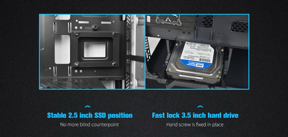 Segotep LUX Full Side Transparency Computer Case / Box- Black Segotep LUX Full Side Transparency Computer Case / Box- Black