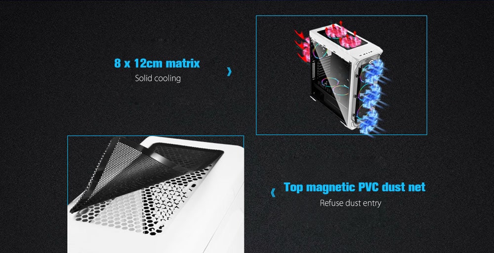 Segotep LUX Full Side Transparency Computer Case / Box- Black Segotep LUX Full Side Transparency Computer Case / Box- Black