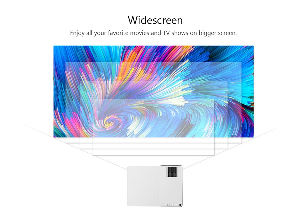M18 LCD FHD Home Theater Projector 1920 x 1080P- Black EU Plug M18 LCD FHD Home Theater Projector 1920 x 1080P- Black EU Plug