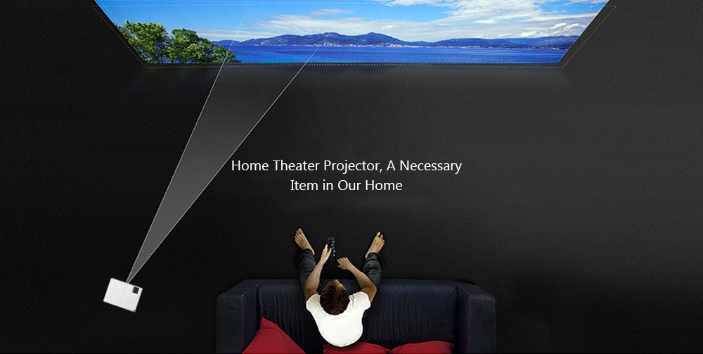 M18 LCD FHD Home Theater Projector 1920 x 1080P- Black EU Plug M18 LCD FHD Home Theater Projector 1920 x 1080P- Black EU Plug