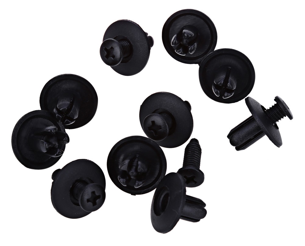 50pcs 1700 Universal 8MM Plastic Vehicle Door Fastener Buckle Auto Interior Panel Fixed Clip- Black 50pcs 1700 Universal 8MM Plastic Vehicle Door Fastener Buckle Auto Interior Panel Fixed Clip- Black