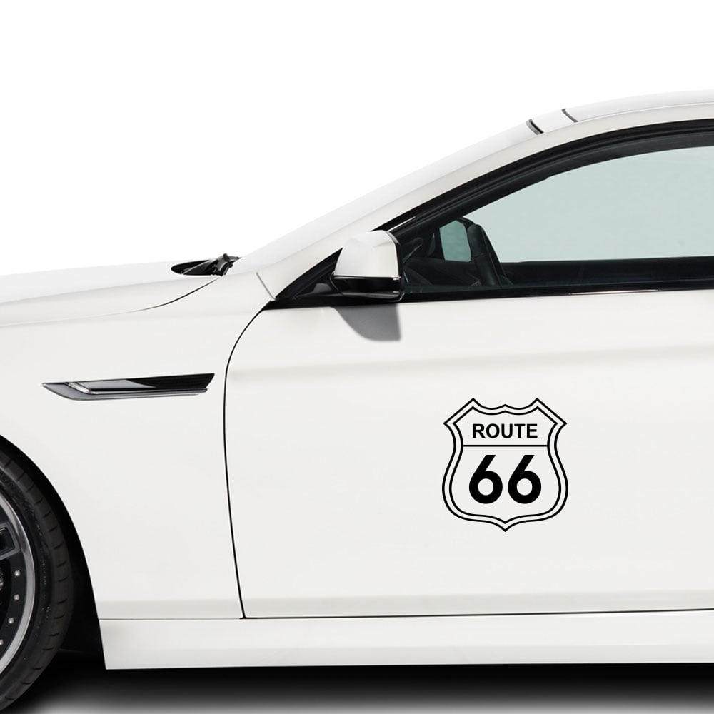 ROUTE Car Decoration Sticker Removable- Black 46*48cm ROUTE Car Decoration Sticker Removable- Black 46*48cm