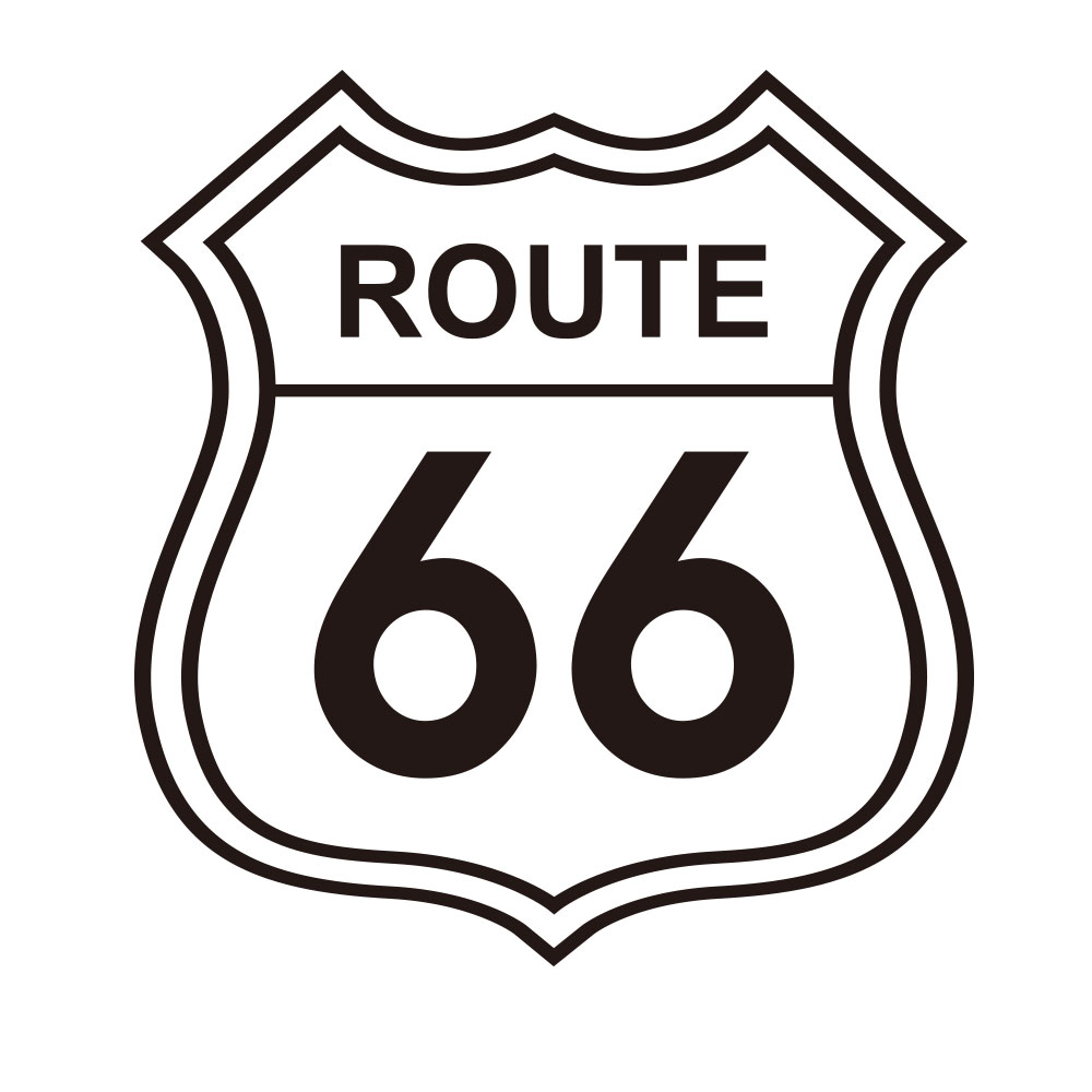 ROUTE Car Decoration Sticker Removable- Black 46*48cm ROUTE Car Decoration Sticker Removable- Black 46*48cm