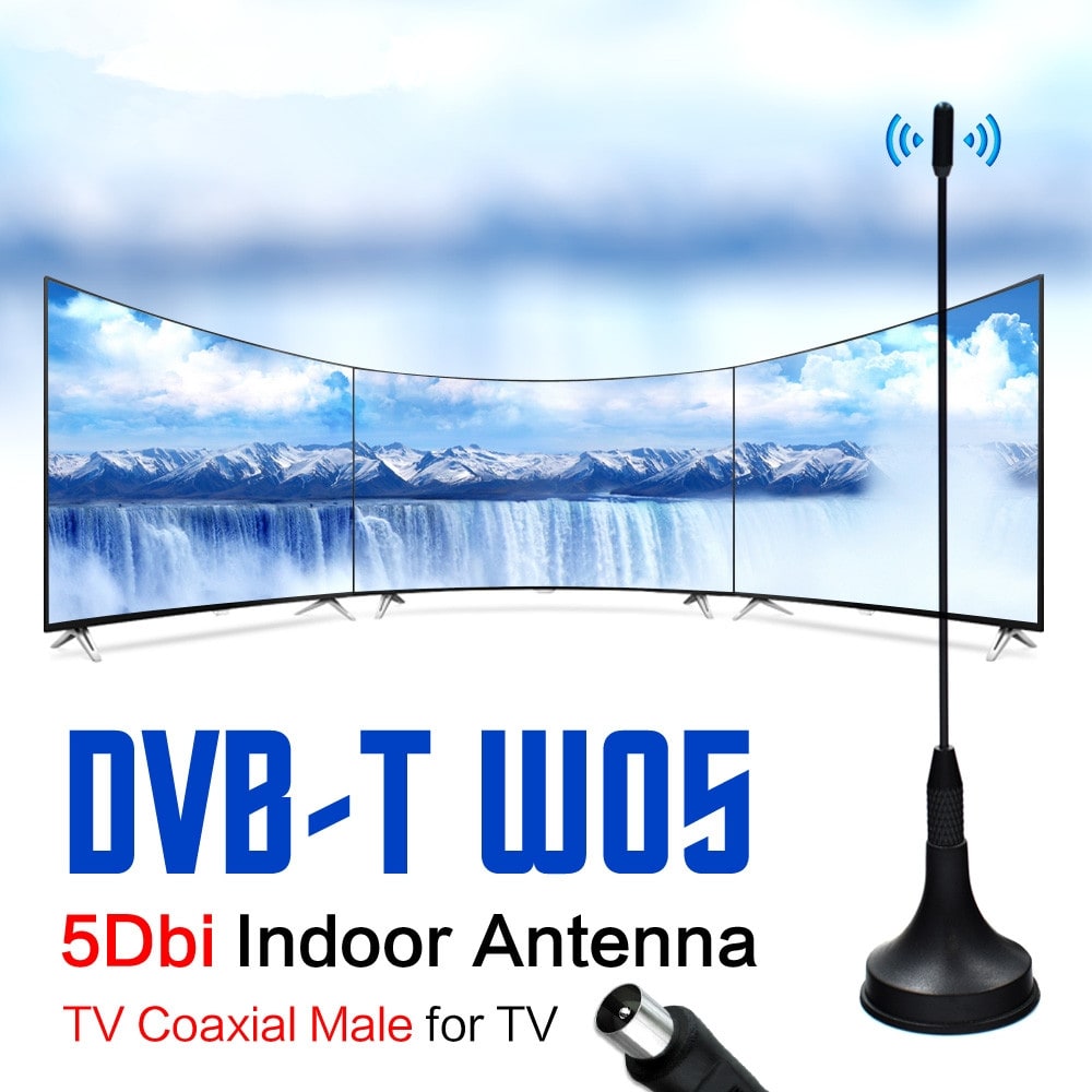 Hdtv Digital TV Signals Antenna Generic Magnetic- Black Hdtv Digital TV Signals Antenna Generic Magnetic- Black