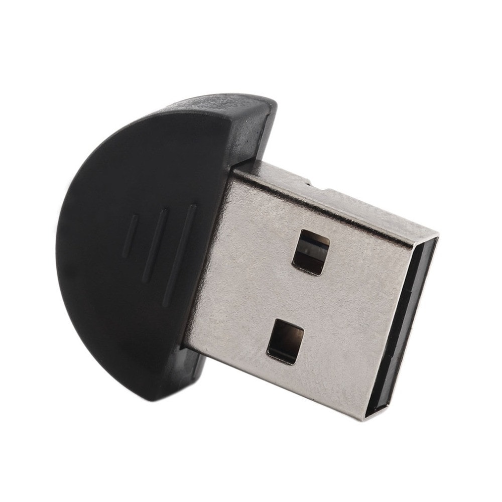 Mini USB Bluetooth 2.0 Adapter Receiver for Computer- Black Mini USB Bluetooth 2.0 Adapter Receiver for Computer- Black