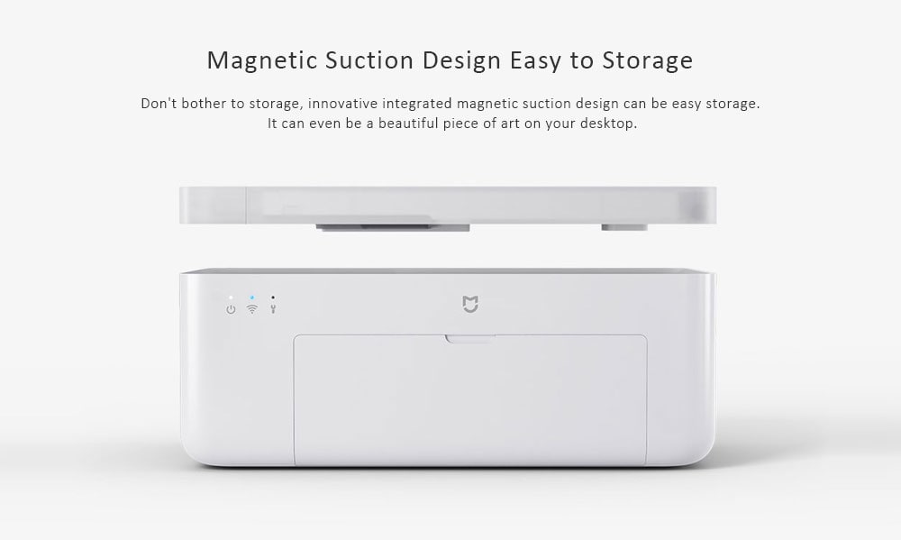 Mijia 6 inch Desktop Color Photo Printer ( Resolution 300 × 300dpi )- White Mijia 6 inch Desktop Color Photo Printer ( Resolution 300 × 300dpi )- White